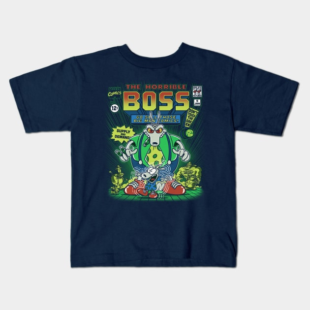 The Horrible Boss Kids T-Shirt by CoDDesigns